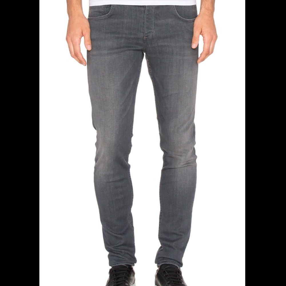 Rag & Bone men’s Skinny Fit 1 in Silver 31x36